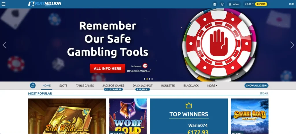 Play Million Casino Review