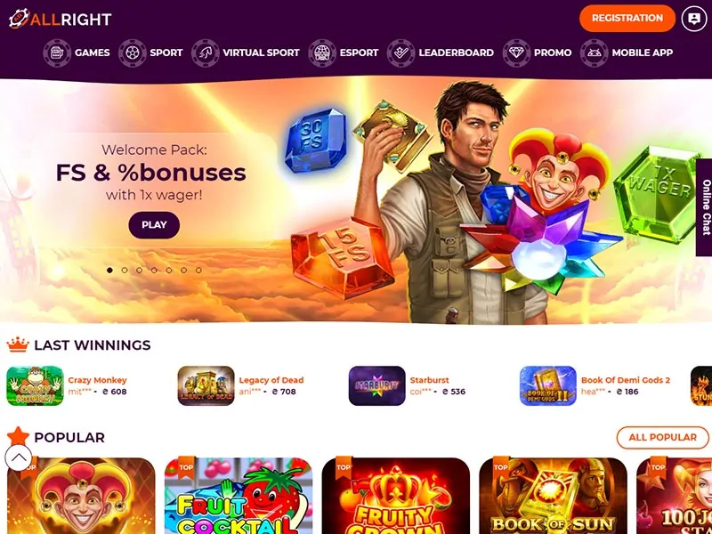 ALL RIGHT CASINO OVERVIEW: EXPERT VERDICT