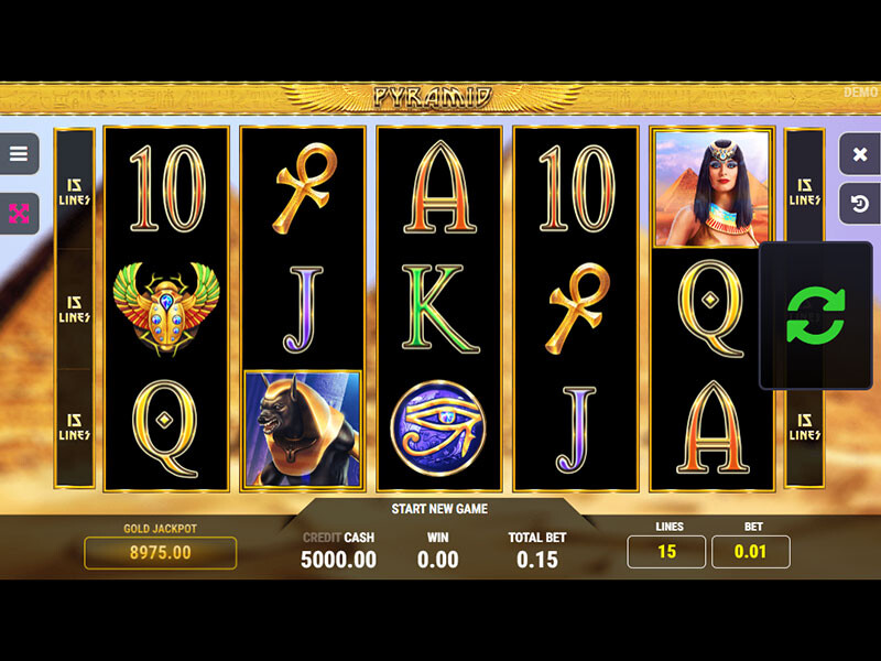 PYRAMID SLOT: PLAY FREE OF CHARGE AND REAL MONEY